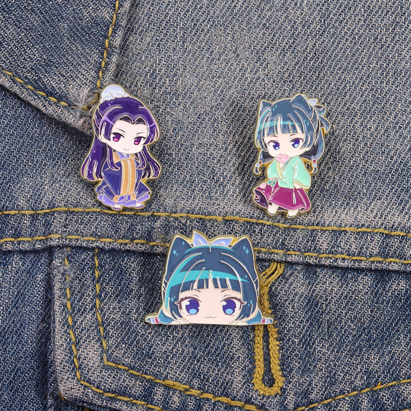 เข็มกลัด UV ลายอนิเมะ Baoqingfangzhu สำหรับเสื้อผ้าและกระเป๋า เป้น้องๆ เครื่องประดับที่เหมาะเป็นของขวัญ