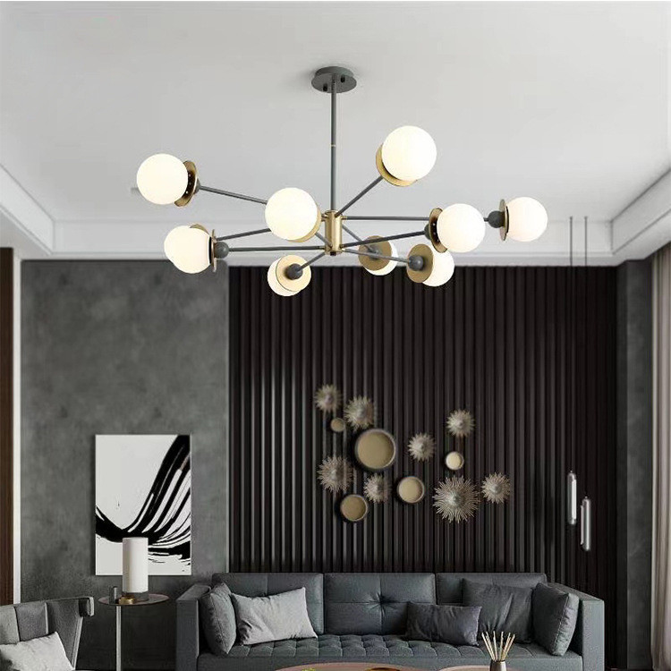 Living Room Bedroom Dining Room Nordic Postmodern Magic Bean Pendant Light Creative Personality Eleg