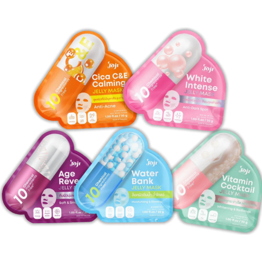 JOJI Secret Young Jelly Mask เจลลี่มาสก์หน้า มาส์กแคปซูล