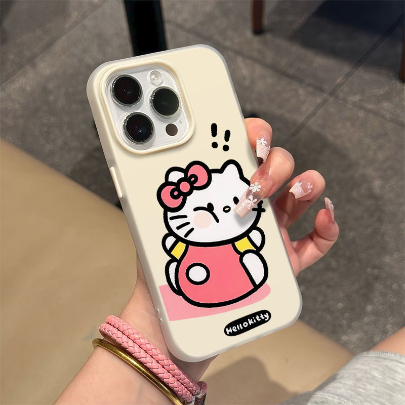 Fat Katie เหมาะสําหรับ Phone16promax Apple 14pro จะไม่ชนเคสโทรศัพท์ 1517 ทั้งหมด 26.1.14