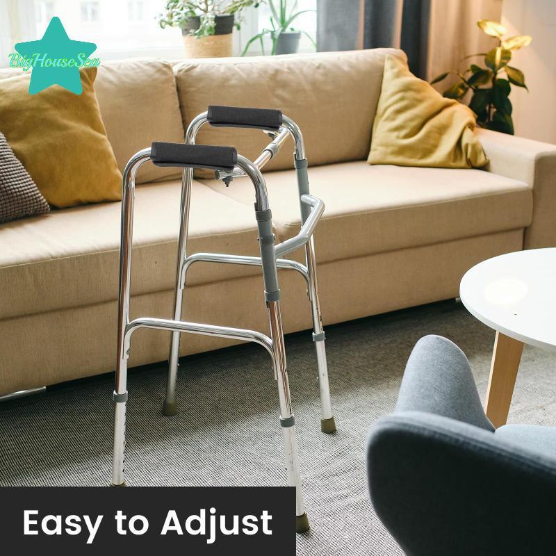 [Sea-t] 1 คู่เดิน Aid Handle ถุงมือสนับสนุนรถเข็นถุงมือจับ Breathable ผู้สูงอายุ Walker Grips เบาะคร