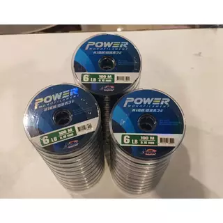 Asari Power Mono Green 100 เมตร 6LB - 30LB ม้วนต่อ สั่งได้