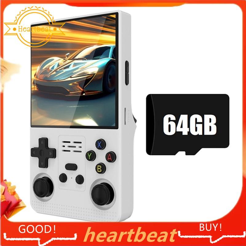 R39MAX คอนโซลเกมมือถือ 64G + 18000 + เกม 4 นิ้วหน้าจอสี IPS 20 + Emulators แบบพกพา Retro เครื่องเล่น