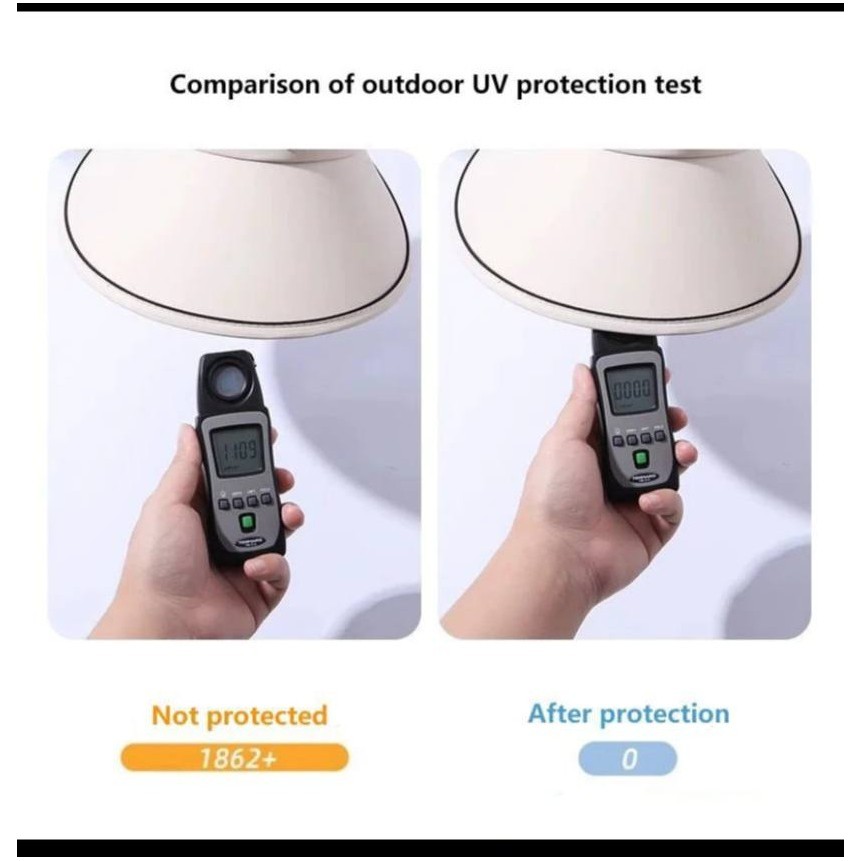 MATAHARI UMRAH/HAJI SUN HAT ANTI-SUN HAT SUN HAT สําหรับผู้ชายและผู้หญิง สีขาว (OFFWHITE)