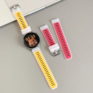 สายซิลิโคนใส 20mm 22mm for Smartwatch Garmin Forerunner 570 265 255 165 55 /Vivoactive 6 5 4/Venu/Redmi Watch 5 Active