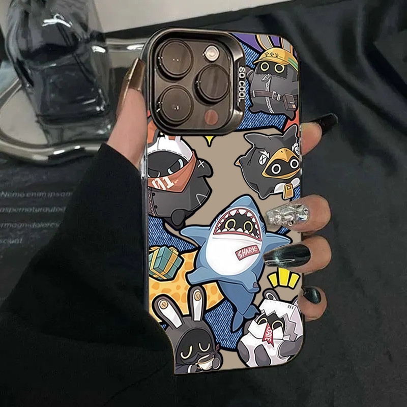 สําหรับRealmeหมายเหตุ60 50 C67 C71 C63 C51 C55 C53 C35 C15 5i C21 C11 C25 C17 8i 6i 7i C20 5S C33 C30 Narzo 50Aน่ารักรูปแบบฉลามกันกระแทกการออกแบบ - รูปที่ 6