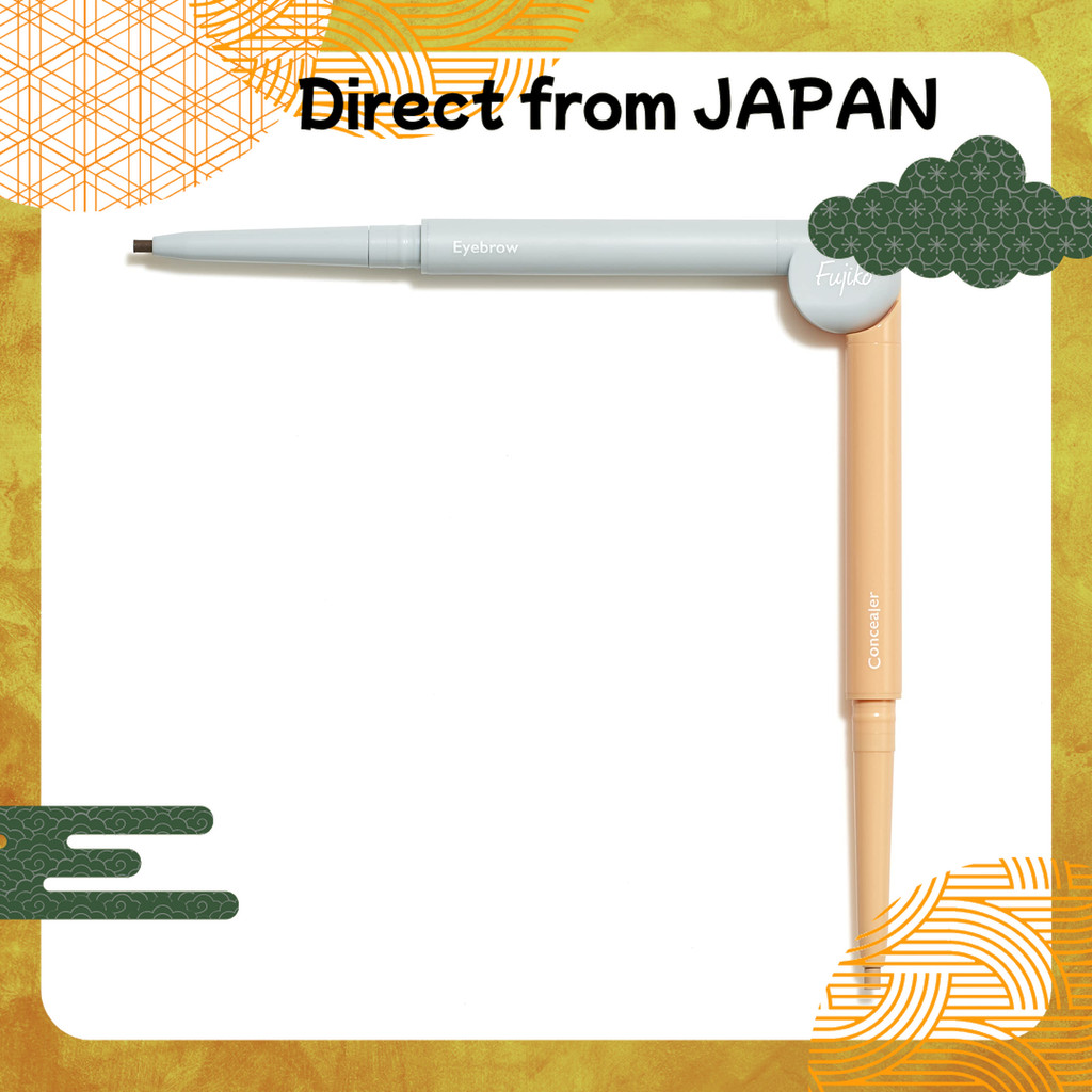 [Fujiko แท้จากญี่ปุ่น] ฟุจิโกะ มาสเตอร์คิ้ว 2 หัวในแท่งเดียว ดินสอเขียนคิ้ว & คอนซีลเลอร์ ปลายเรียวพ