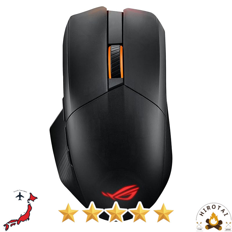 Wireless Gaming Mouse with Programmable Buttons and High DPI for MMO/MOBA