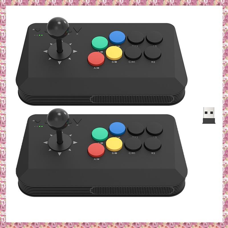 [VR] Y3AMAX-BK2PA จอยสติ๊กไร้สาย Stick Universal Multi-System Fight Game Controller สําหรับ PC Andro