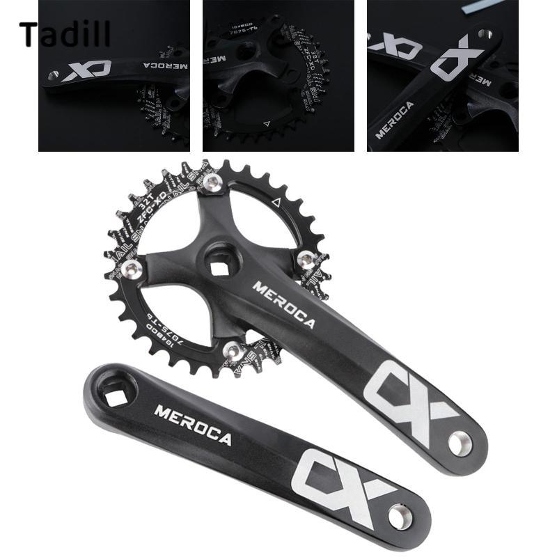 Tadill Bike Crankset แบบ 104 BCD เหมาะสำหรับจักรยานเสือภูเขา 8-11 ความเร็ว