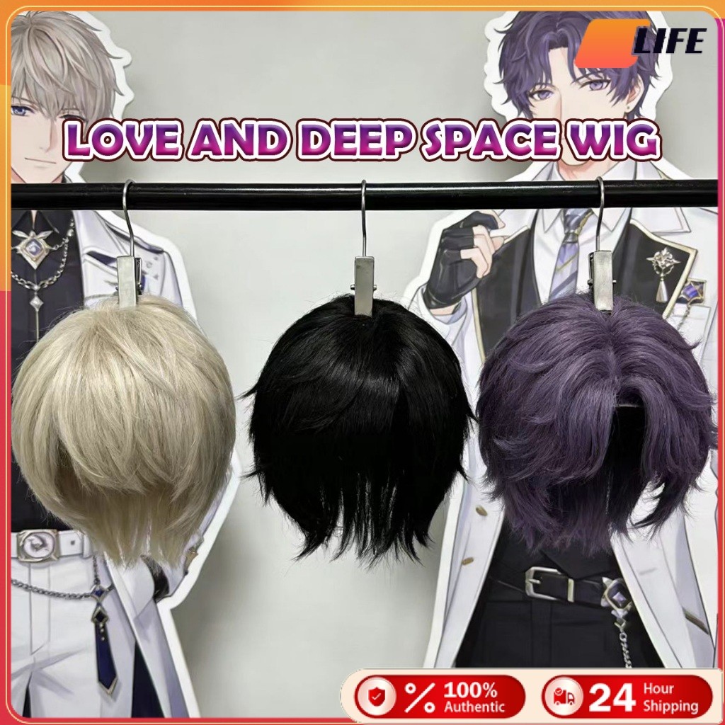 เก็บปลายทาง！วิกผมLove and Deepspace อะนิเมcosplay ใยสังเคราะห์ทนความร้อน สำหรับAster Rafayel Zayne