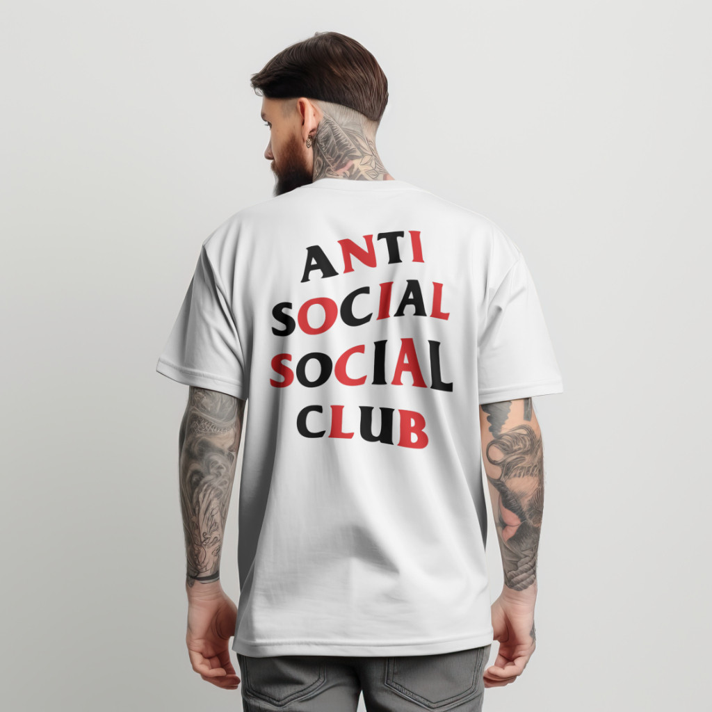 HOT เสื้อยืด distro สําหรับผู้ชายและผู้หญิง ANTI SOCIAL SOCIAL CLUB 3 || ผ้าฝ้ายรวม 24s พรีเมี่ยม 10