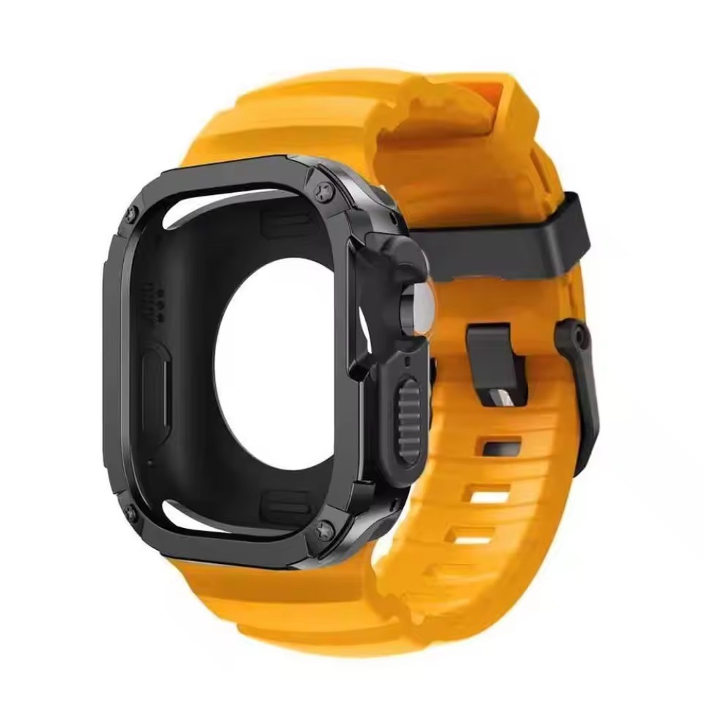 สายรัดซิลิโคน + กรณี พีซี สําหรับ แอปเปิล ดู พิเศษ 3 2 1 49 มม. 11 10 46 มม. 9 8 7 6 5 4 45 มม. 44 มม. - รูปที่ 7