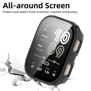 กระจกนิรภัย for Smart Watch Amazfit Bip 6 เคสป้องกันรอยขีดข่วน Anti Gores แผ่นป้องกันหน้าจอ PC แบบแข็ง for Amazfit Bip 6