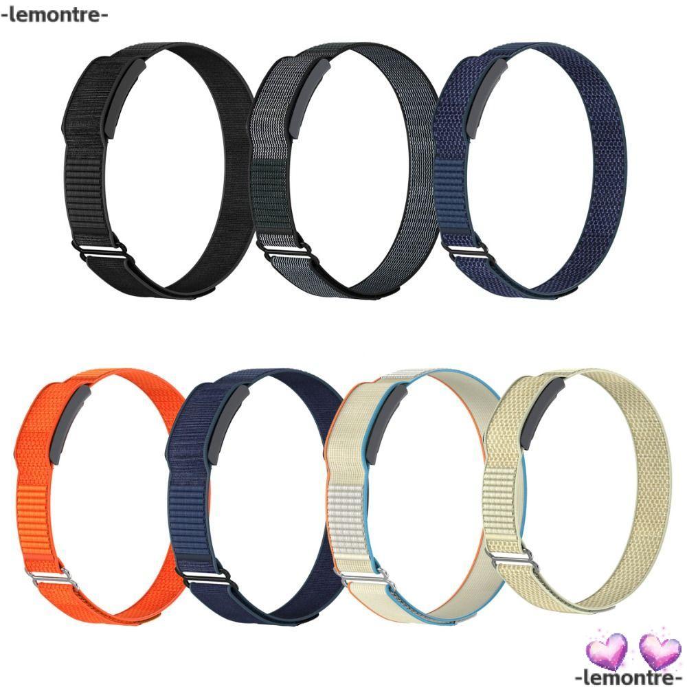 LEMONTRE Sport Band, การออกแบบห่วง 22 มม. สายติดตามฟิตเนส, ไนลอนแบบปรับได้ Breathable Bicep Band สํา