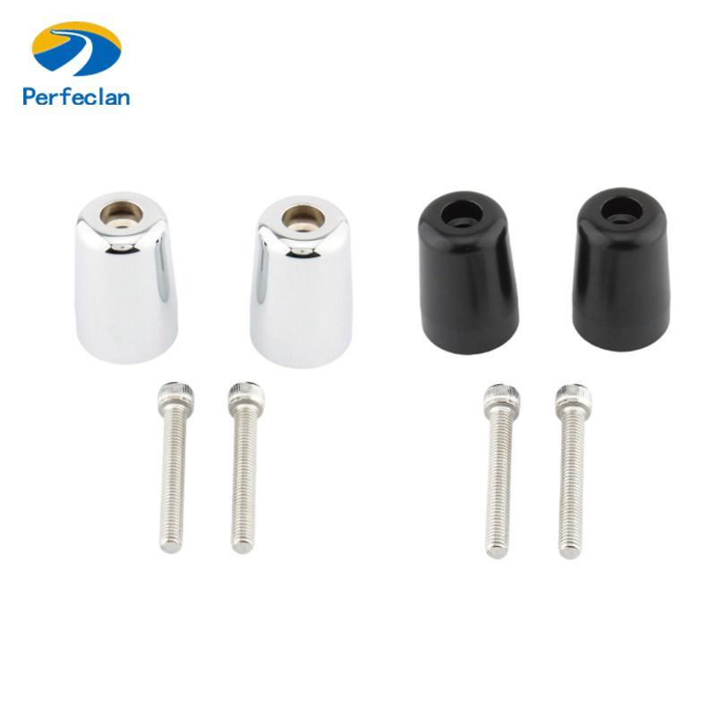 Perfeclan 2x แฮนด์ปลายหมวก Slider Grips 600G คู่สําหรับ Kawasaki Z250 Z750