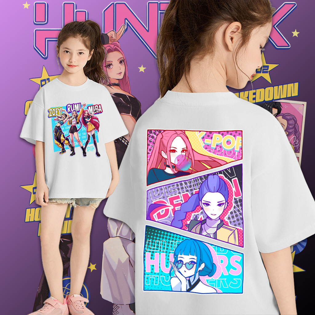COD(ส่งสินค้าใน 24 ชั่วโมง) เสื้อเด็ก เสื้อเด็กผู้หญิง เสื้อยืดผ้าฝ้าย นุ่มสุดๆ น่ารัก แขนสั้น สไตล์เกาหลี ‘โซอี้ รูมิ’ ราคา ถูกที่สุด ดีลบีเคเค แกลเลอรีภาพที่ 2
