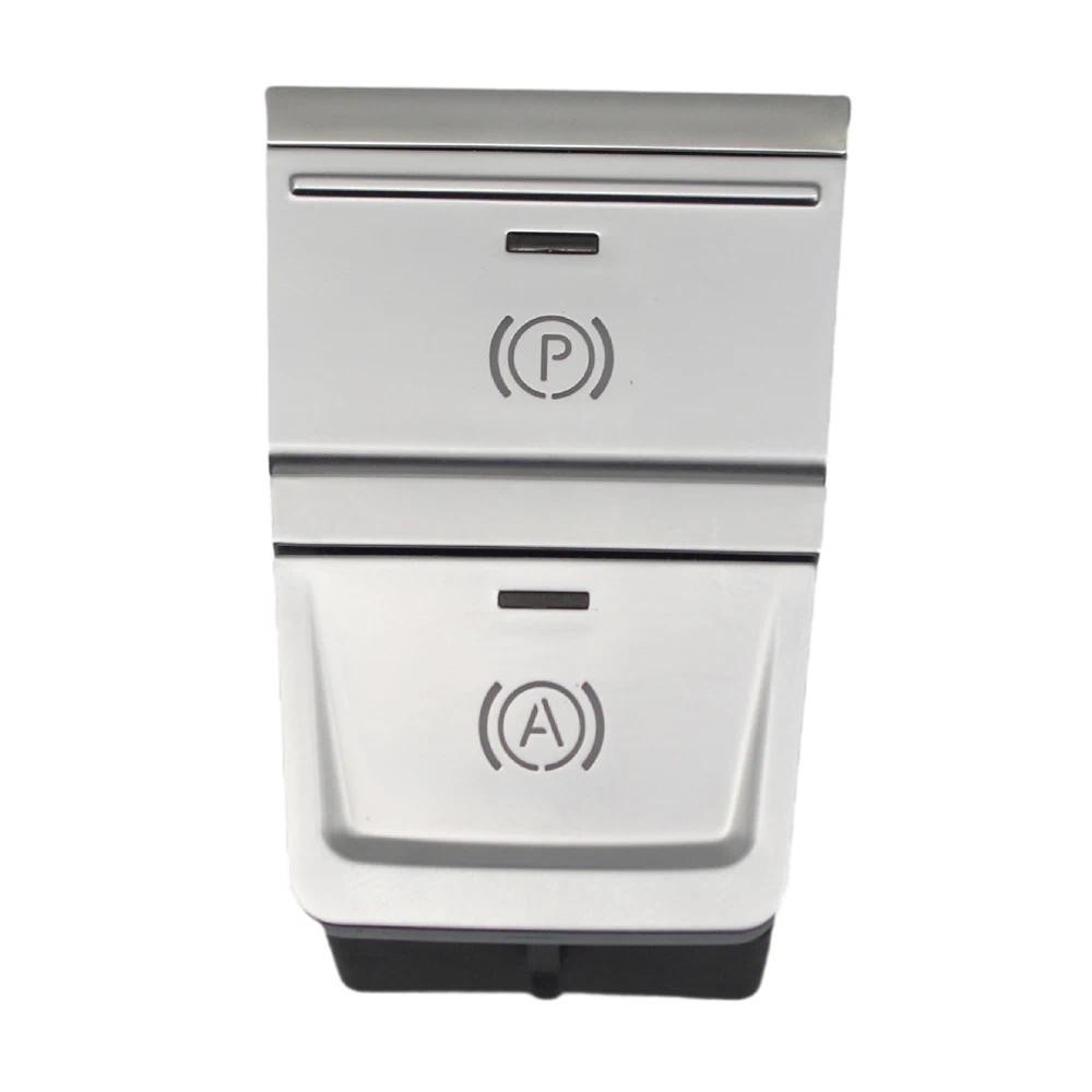 สําหรับ Audi A6 C8 S6 A6 Avant ชุบไฟฟ้าเงินอิเล็กทรอนิกส์ Handbrake สวิทช์ 4K0 927 225 B 4K0927225บี