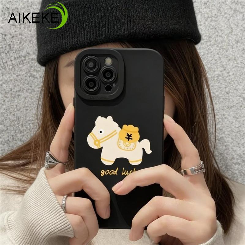 ปีใหม่น่ารักม้าเคสโทรศัพท์สําหรับRealme 12X 12 Pro Plus Lite 11 Pro Plus 10 Pro Plus 9 10S 9i 5G 4Gก