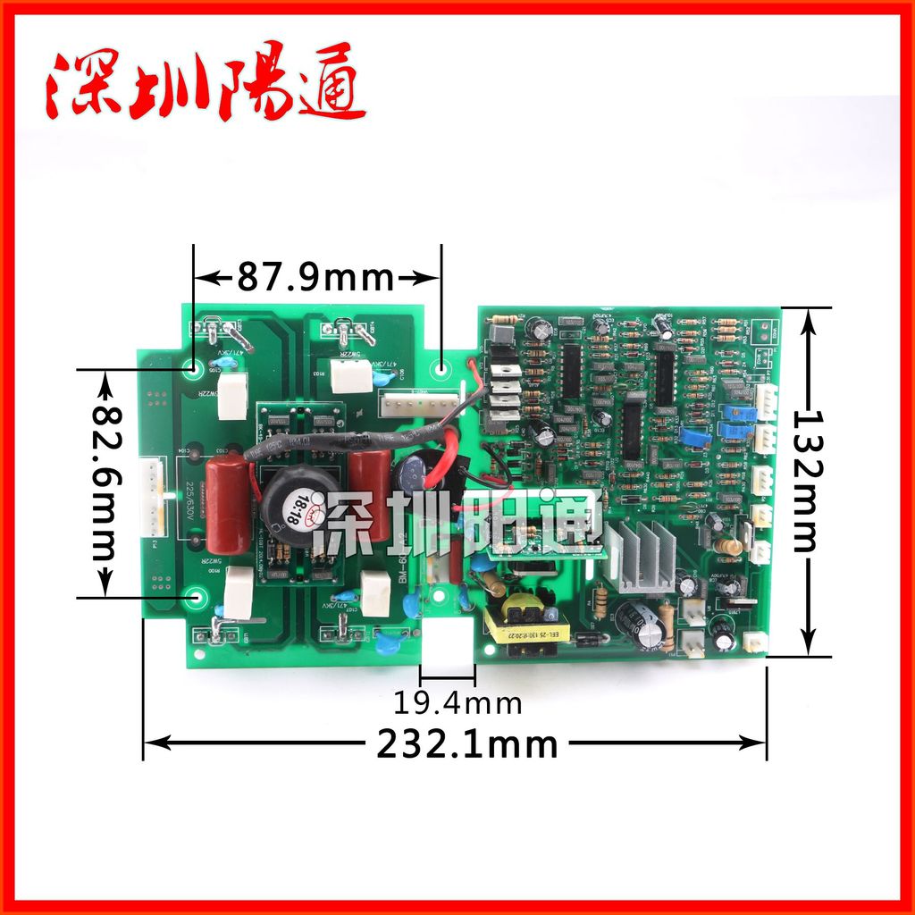 แผงวงจรอินเวอร์เตอร์ZX7-315Sแรงดันคู่ชิ้นส่วนเครื่องเชื่อมDCอินเวอร์เตอร์