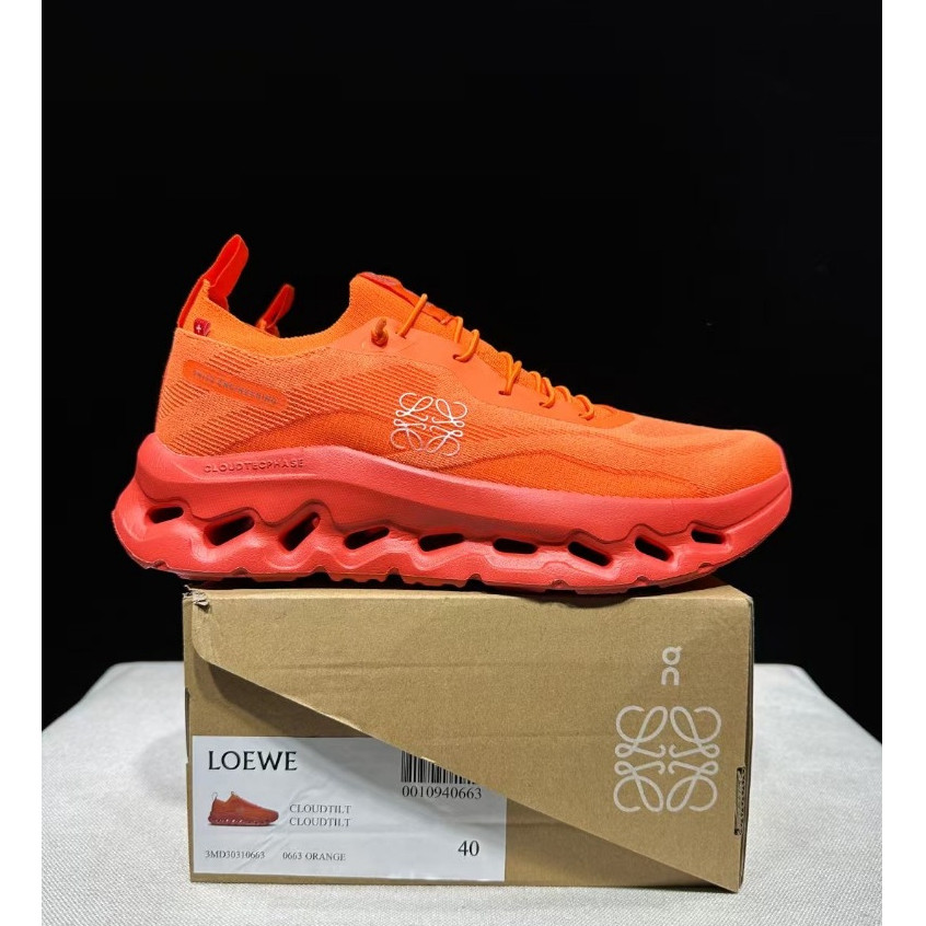 Cloud Upper Cloud Under Breathable รองเท้าวิ่งลําลองผู้ชายผู้หญิงสีส้ม 0MEN