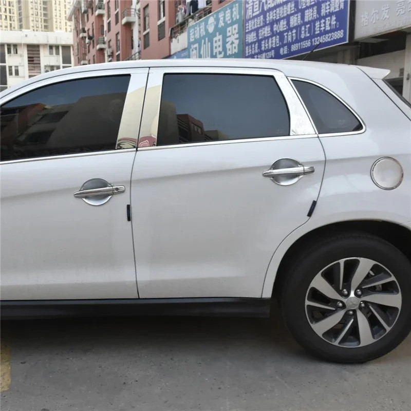 WELKINRY สําหรับ Mitsubishi ASX RVR 2010-2022 Outlander Sport รถประตูหน้าต่างกรอบ Central กลาง กลาง 