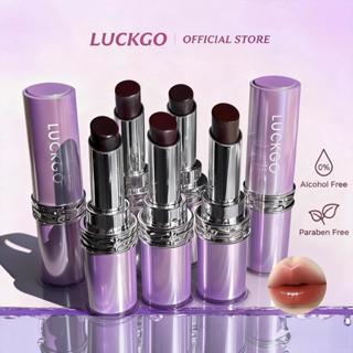 LUCKGO  ลิปสติกเนื้อกระจก ให้ริมฝีปากชุ่มชื่น สีติดทนนาน ไม่…