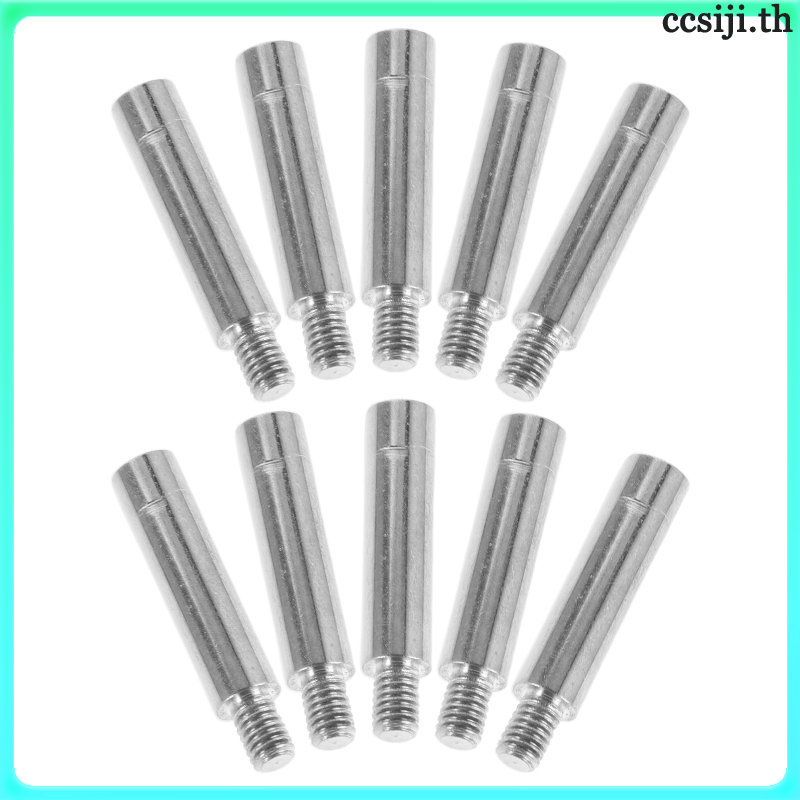 10 ชิ้น Universal Silver Metal Music Box Extension Bars สําหรับแกนและเพลาอะไหล่ทดแทน ccsiji