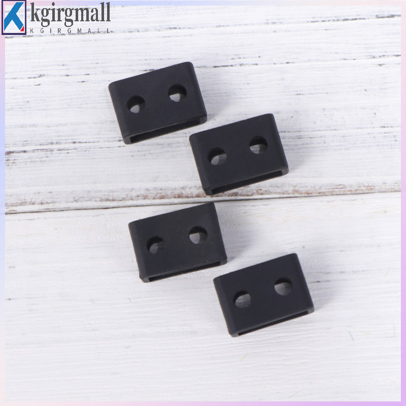 4 ชิ้นนาฬิกาสายเปลี่ยนสีดําซิลิโคน Keepers กกmall