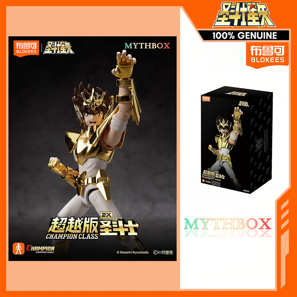 ★ MYTHBOX ★ ของแท้ blokees bruco SAINT SEIYA Chanpion Class EX รุ่น PEGASUS SEIYA Blokees Saint Seiya Starlight การแข่งขันอะนิเมะ