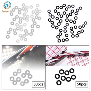 Dovewill 50x แหวนยุบด้านในสำหรับแบดมินตัน Racquet Grommets น…