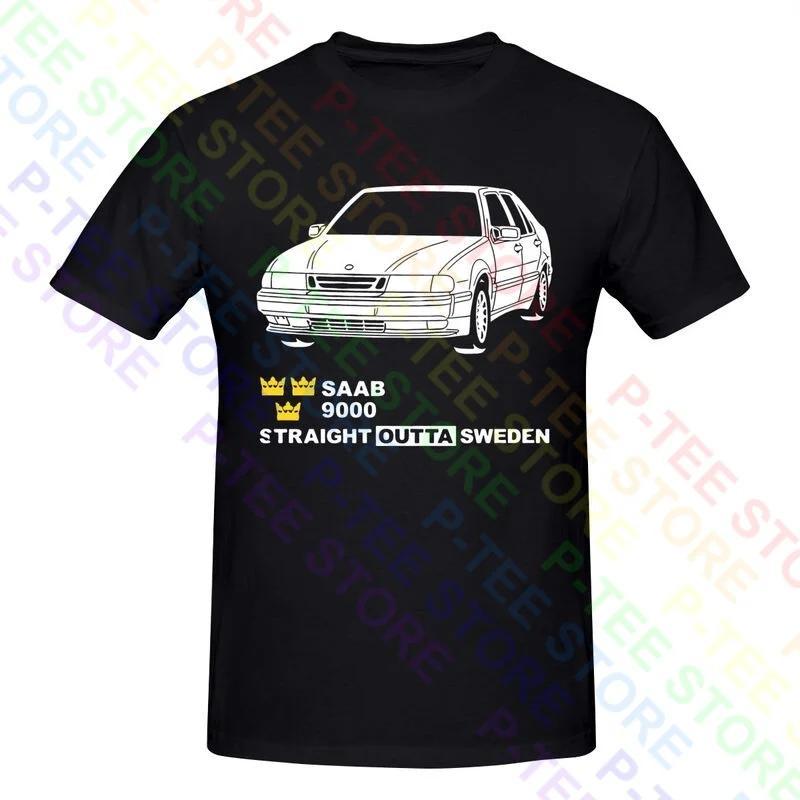 【พร้อมส่ง】 Saab 9000 Cs 92 98 Shirt T-shirt Tee Gift Retro Splicing Best Seller