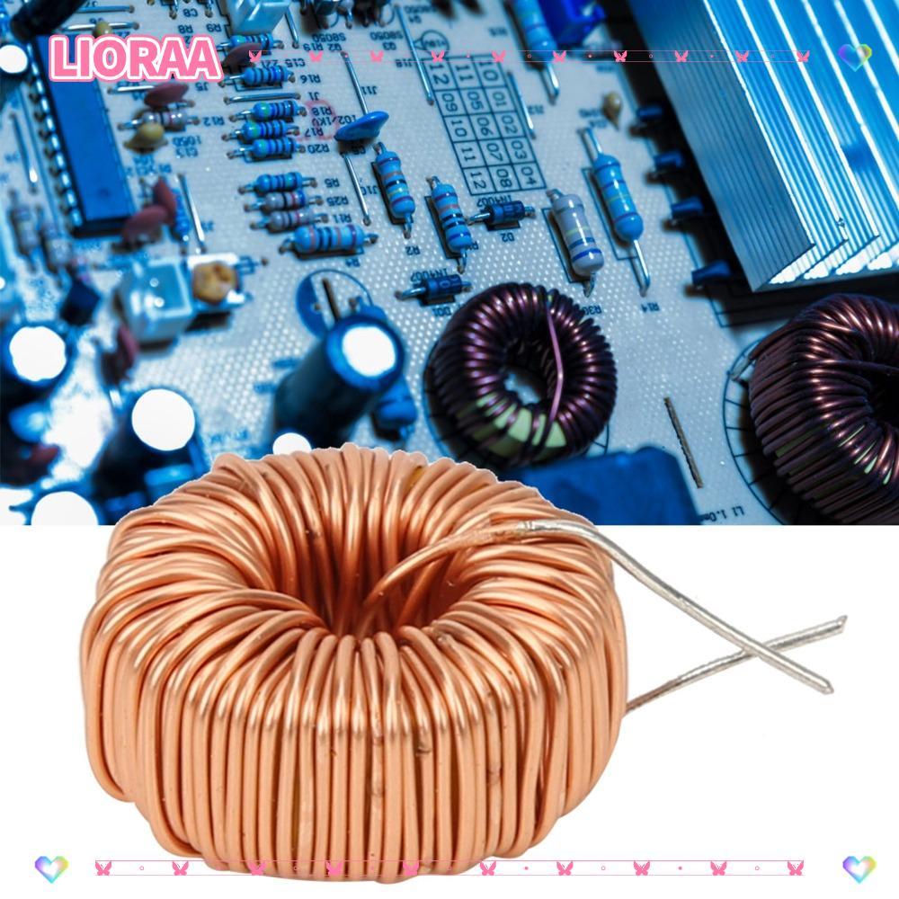 ลิโรร่า‌20PCS Toroid Inductor, 3A 330UH ตัวเหนี่ยวนําลวด, ปฏิบัติแนวตั้ง Toroid 5026 Toroidal Induct