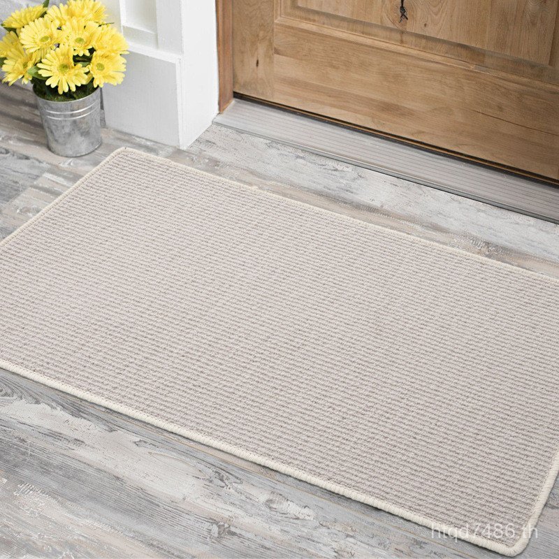 พรมปูพื้นห้องน้ําประตูกันลื่น Angela เสื่อเท้าทางเข้าอิตาเลี่ยนขนสัตว์พรมประตูทางเข้าเสื่อทางเข้า XI