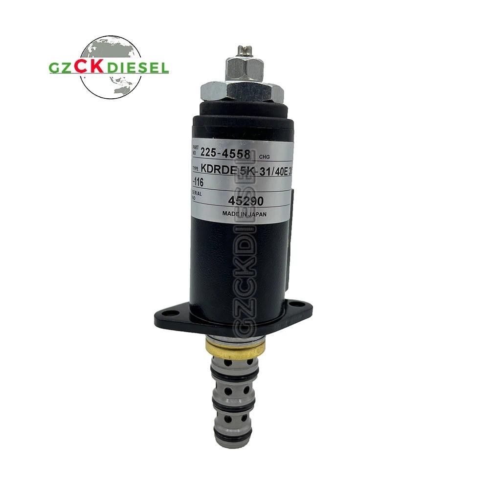 Solenoid วาล์ว 225-4558 สําหรับ CAT Excavator 330D 363E 345C 345D 349D 349E 349F 552F M330D W345C