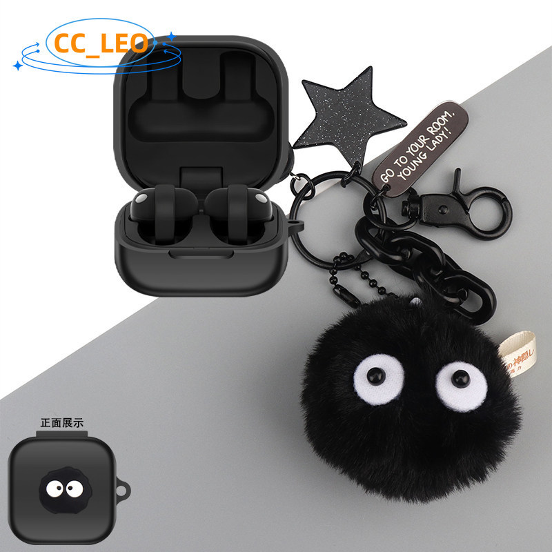 Case for Sony LinkBuds Clip Cartoon Astronaut Cute Bear Keychain Pendant Sony WF-LC900 Silicone Soft Case Sony LinkBuds Clip Shockproof Shell Protective Sleeve