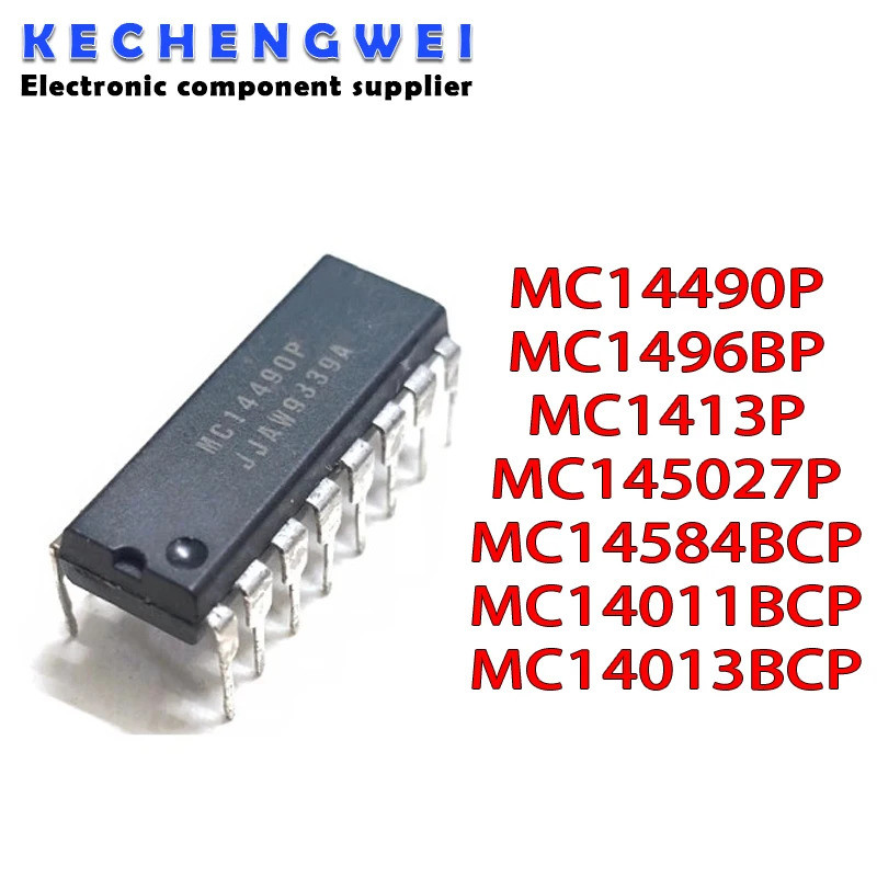 5PCS MC14490P DIP-16 MC14490 MC14490PG DIP MC1496BP MC1496 MC145027P MC14584BCP MC1413P MC1413 MC149