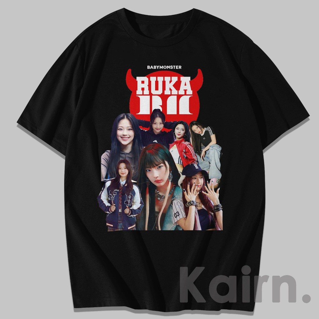 เสื้อยืด RUKA Babymonster Mix / เสื้อยืด Babymonster / เสื้อยืด Kpop / แฟน ๆmerch
