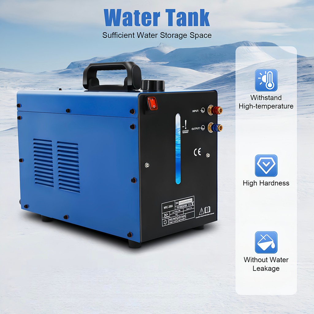 370W TIG Cooler 8L เชื่อม Water Cooler 110 V/220 V เฟสเดียวเครื่องเชื่อมไฟฉาย Water Cooling เครื่องเ