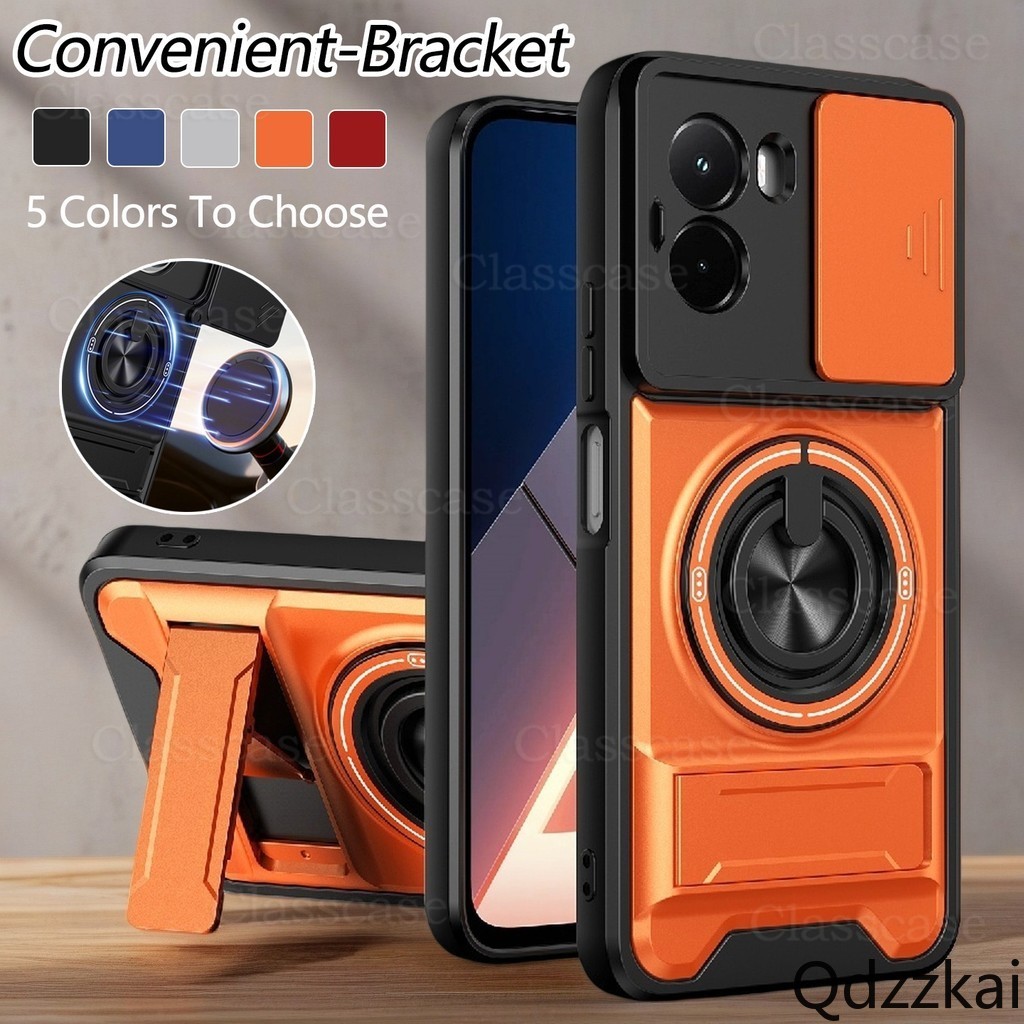 Oppo A6x 2025 ปลอก OPPO A6x A6t A6s A6Pro A6tPro OPPOA6 x Pro OPPOA6Pro เคสโทรศัพท์หมุนได้แหวนแม่เหล