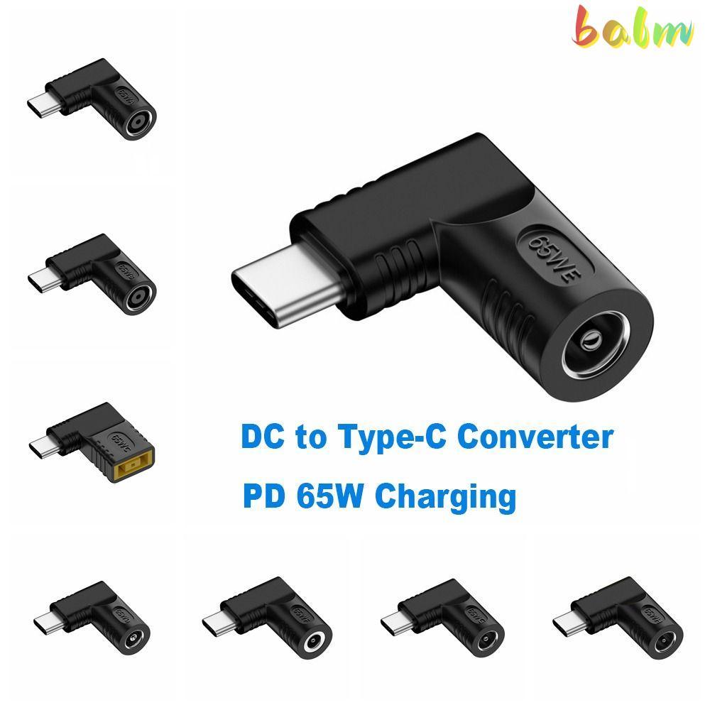 BALM DC to Type C Converter 5v 9v 12v ปลั๊กสี่เหลี่ยม 5.5X2.5 7.4X0.9 4.5X0.6mm PD 65W สําหรับ //