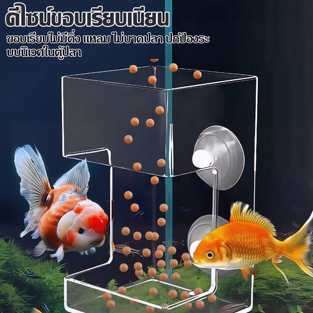 ตู้ปลาหางนกยูง ลอดอาหารปลา แหวนลอ� อาหารอัตโนมัติ รูปที่ 2