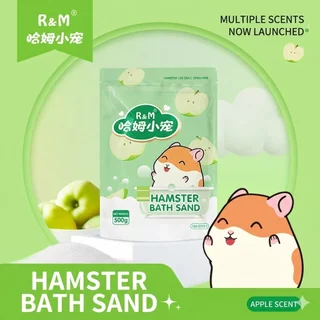 [Exonoya] ทรายอาบน้ำแฮมสเตอร์ (Hamster Bath Sand) สูตร R&M ขจัดความมัน ดับกลิ่นดีเยี่ยม (500g / 1kg)