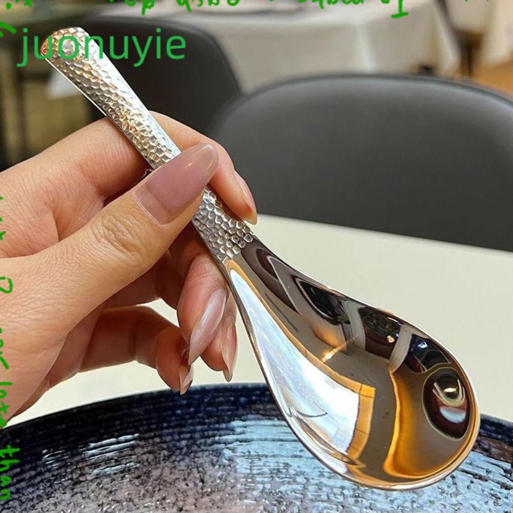 ช้อนซุป จูโอนี่, ช้อนลึกขัดกระจกสแตนเลส, เครื่องใช้บนโต๊ะอาหารในครัวในบ้านที่สร้างสรรค์