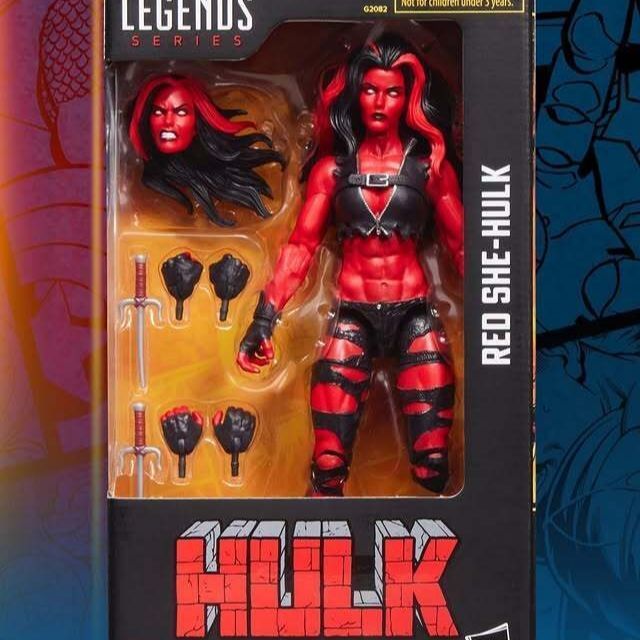 ((ในสต็อก) hasbro hasbro Marvel Legends MarvelLegends Female Red Hulk Action Figure Figure