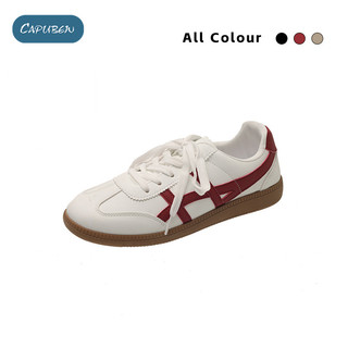 CAPUBEW korean shoes for women Casual flat sole simple non-slip sneakers for women#02