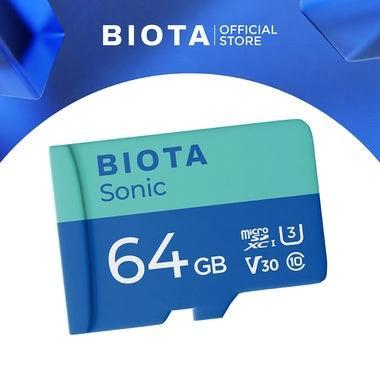 BIOTA Micro SD 64GB SD CARD 64 GB 100 Mbps Biota By Sonic U3 V30 การ์ด Micro SDXC