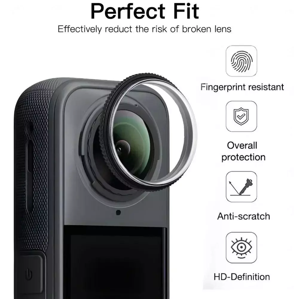 สําหรับ Insta 360 X4 Air X5 หมุนเลนส์ป้องกันฟิล์ม Anti-scratch ป้องกันหน้าจอสําหรับ Insta360X5 X4Air X3 วางกล้องเลนส์ Protectors thumbnail 5