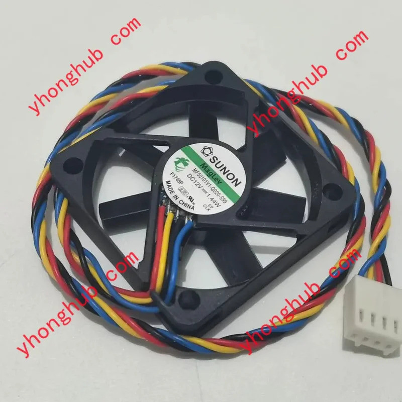 SUNON MF50101V1-Q020-S99 DC 12V 1.44W 50x50X10mm พัดลมระบายความร้อนเซิร์ฟเวอร์