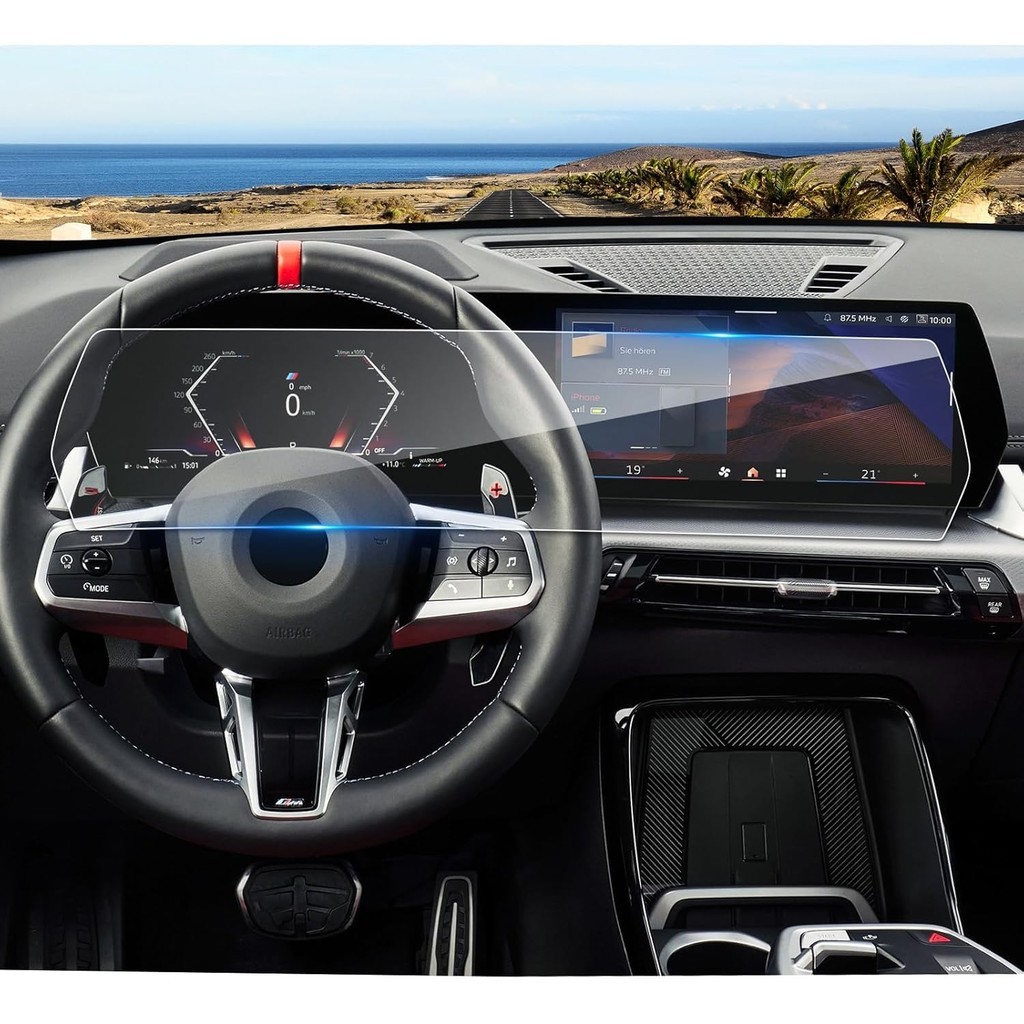 2023 2024 2025 X1/ 2024 2025 X2 ป้องกันหน้าจอสําหรับ BMW (10.7In Navi +10.25In Dash) จอแสดงผล, สําหร